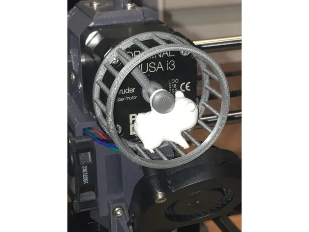 Biểu tượng extruder bánh xe hamster cho máy in 3D