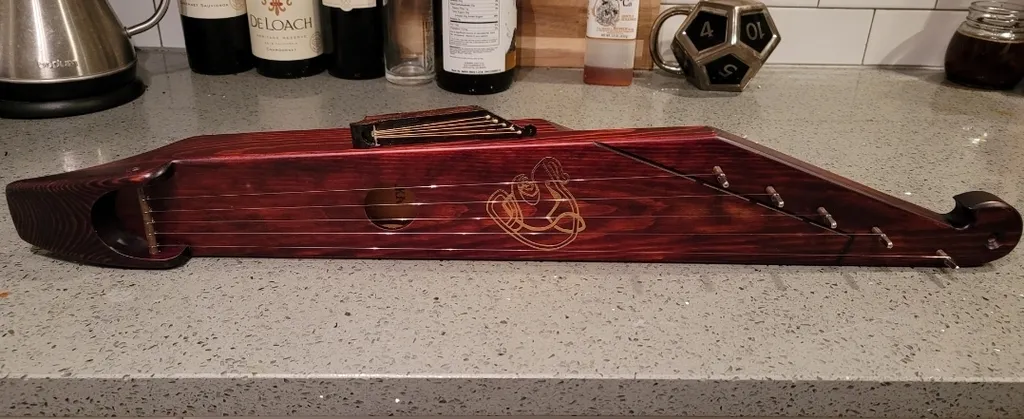 Mô hình kantele 5 dây truyền thống từ Phần Lan