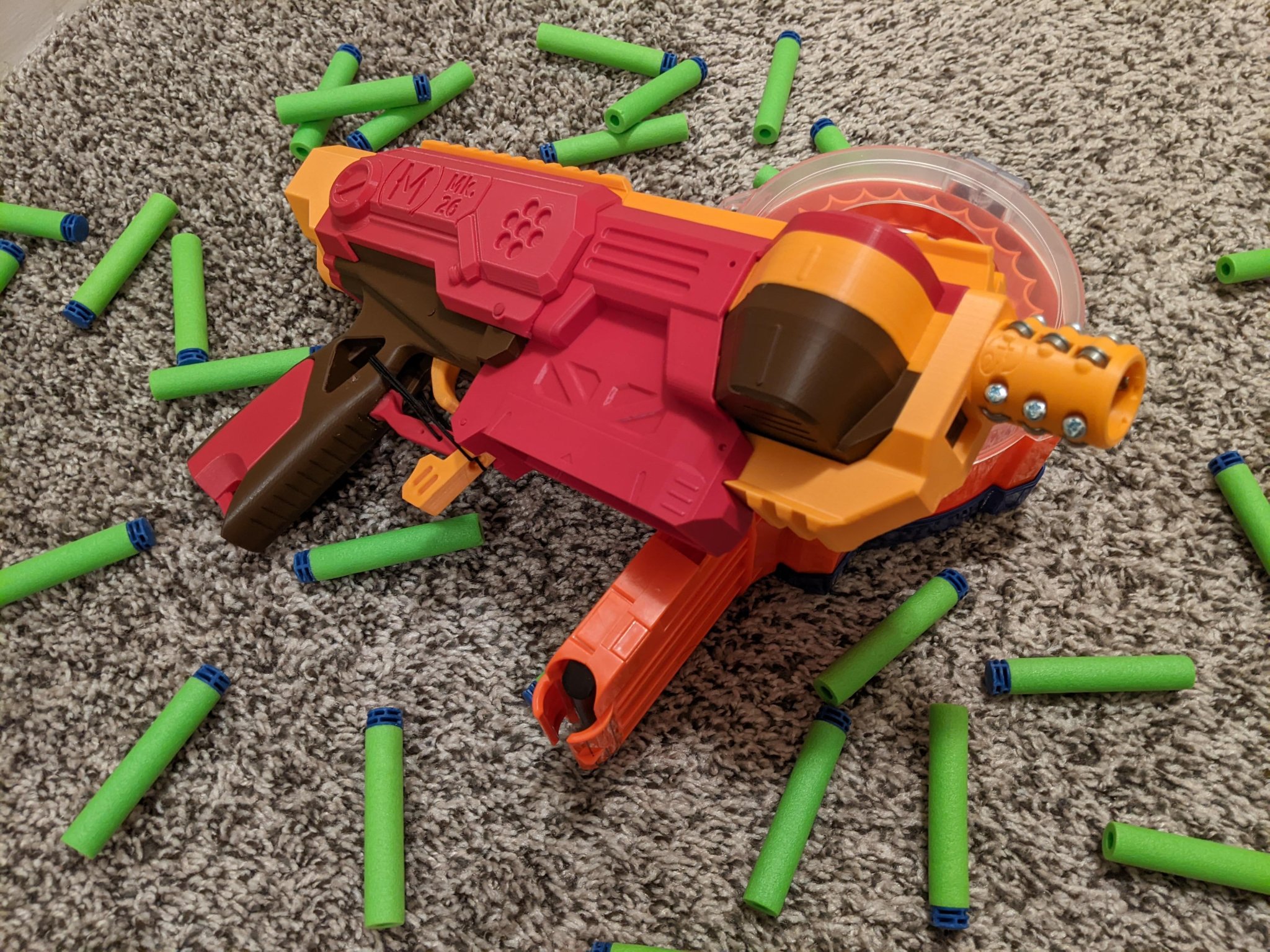 Meaker Mk26 - Thân súng BCAR và khay pin mở rộng