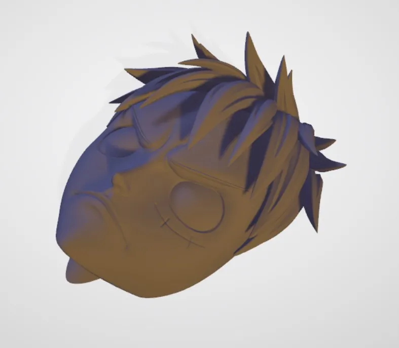 Đầu Luffy treo tường phong cách One Piece