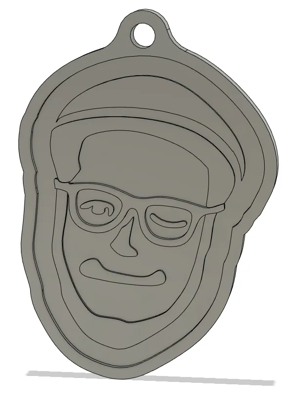 Móc khóa hình mặt Josef Prusa