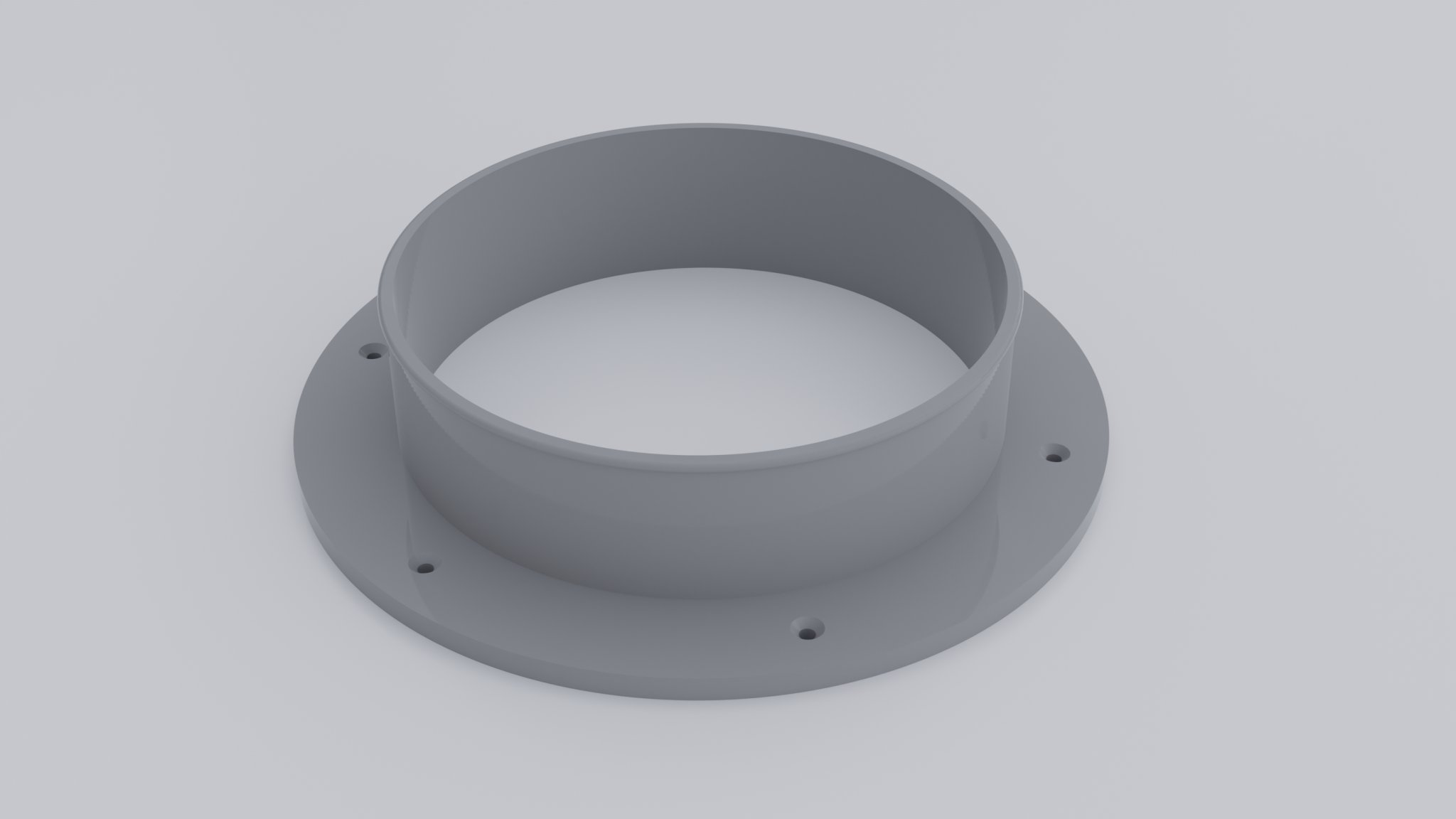 Thiết kế mặt bích ống có thể tùy chỉnh bằng OpenSCAD