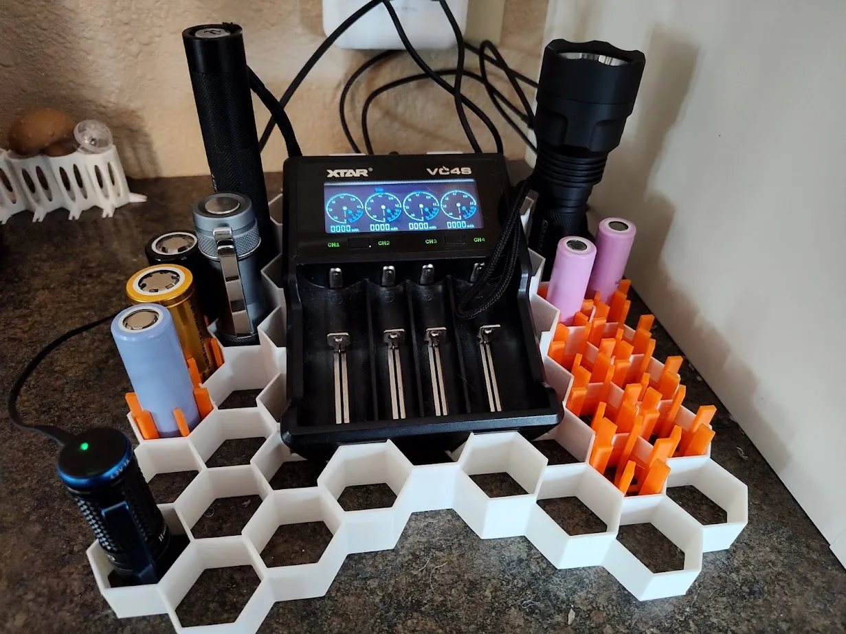 Trạm sạc và lưu trữ pin cho nhiều loại pin khác nhau