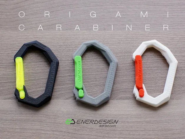 Khóa carabiner origami độc đáo cho sở thích thủ công