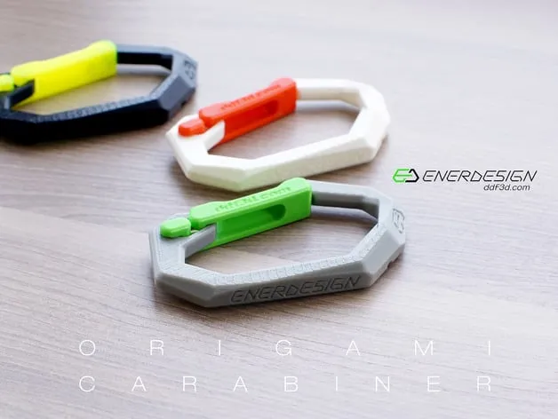 Khóa carabiner origami độc đáo cho sở thích thủ công