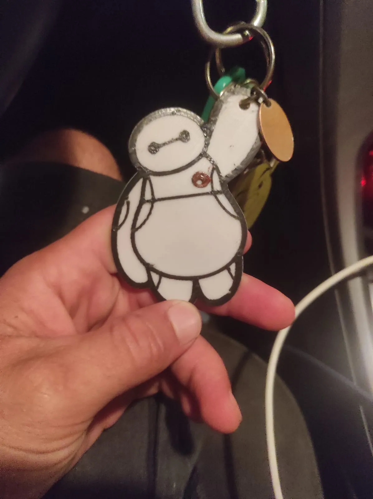 Móc khóa Baymax đa sắc màu từ Big Hero 6