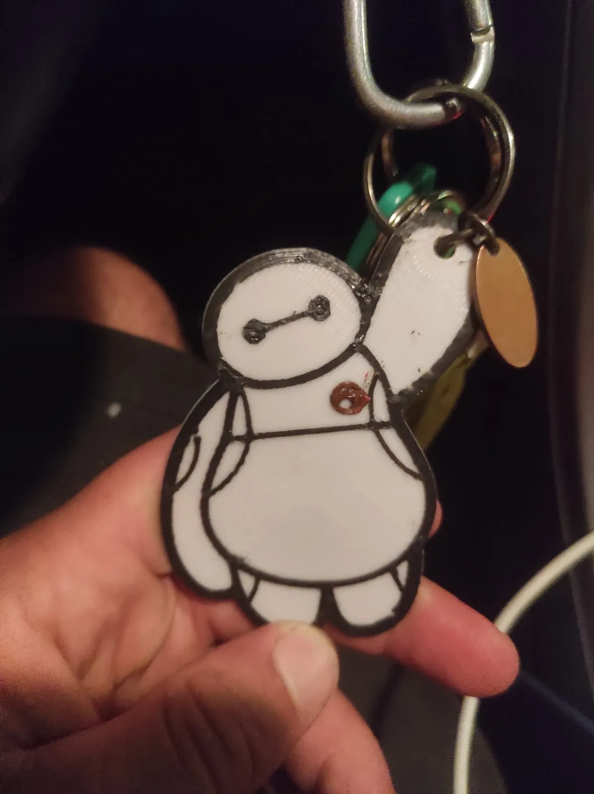 Móc khóa Baymax đa sắc màu từ Big Hero 6