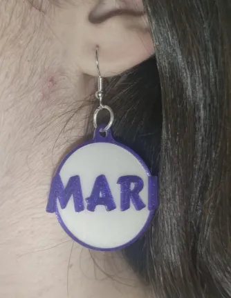 Khuyên tai cá nhân hóa với tên tùy chỉnh