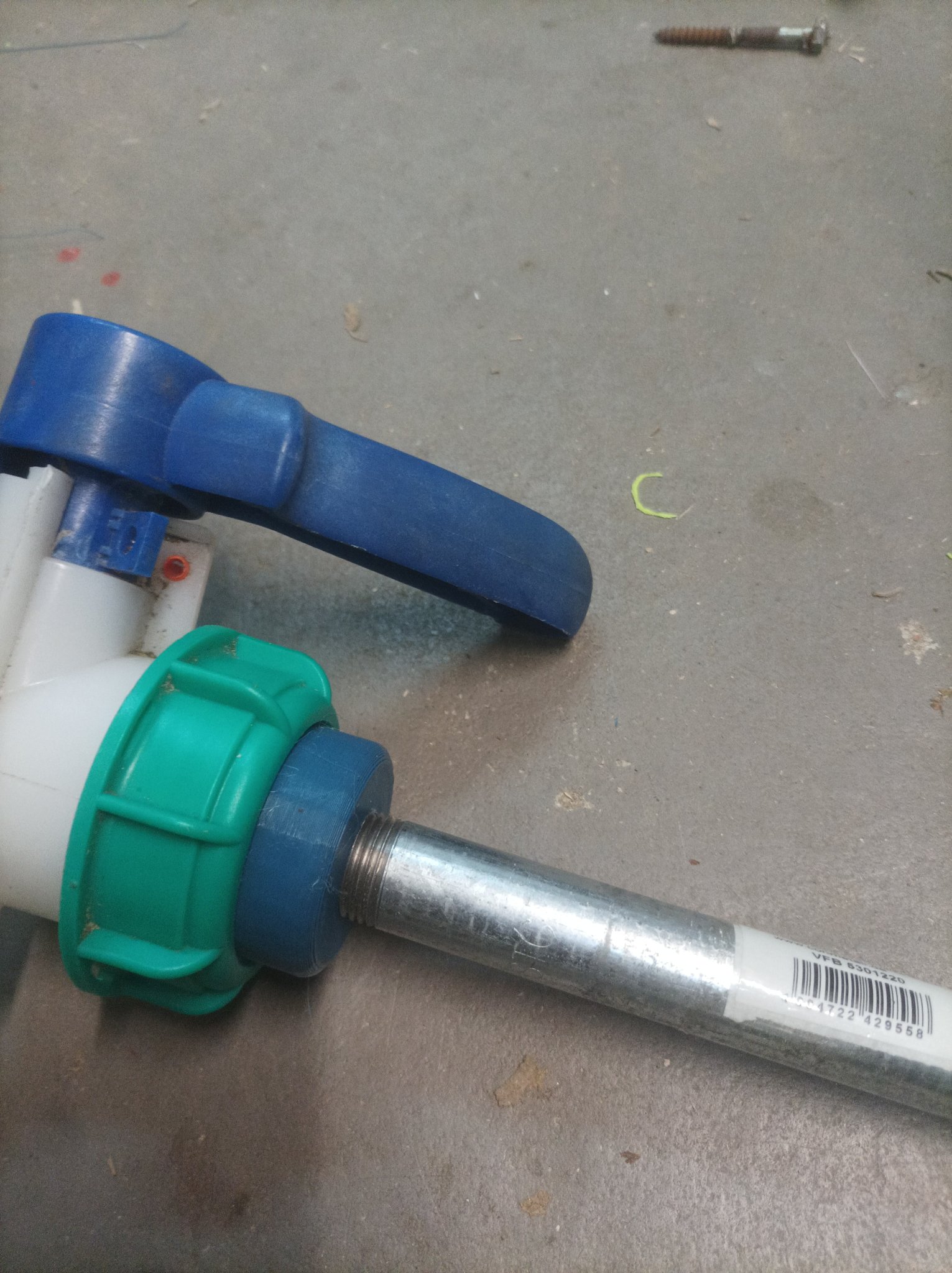 Nắp IBC Container với lỗ 50 mm và ren trong 1/2