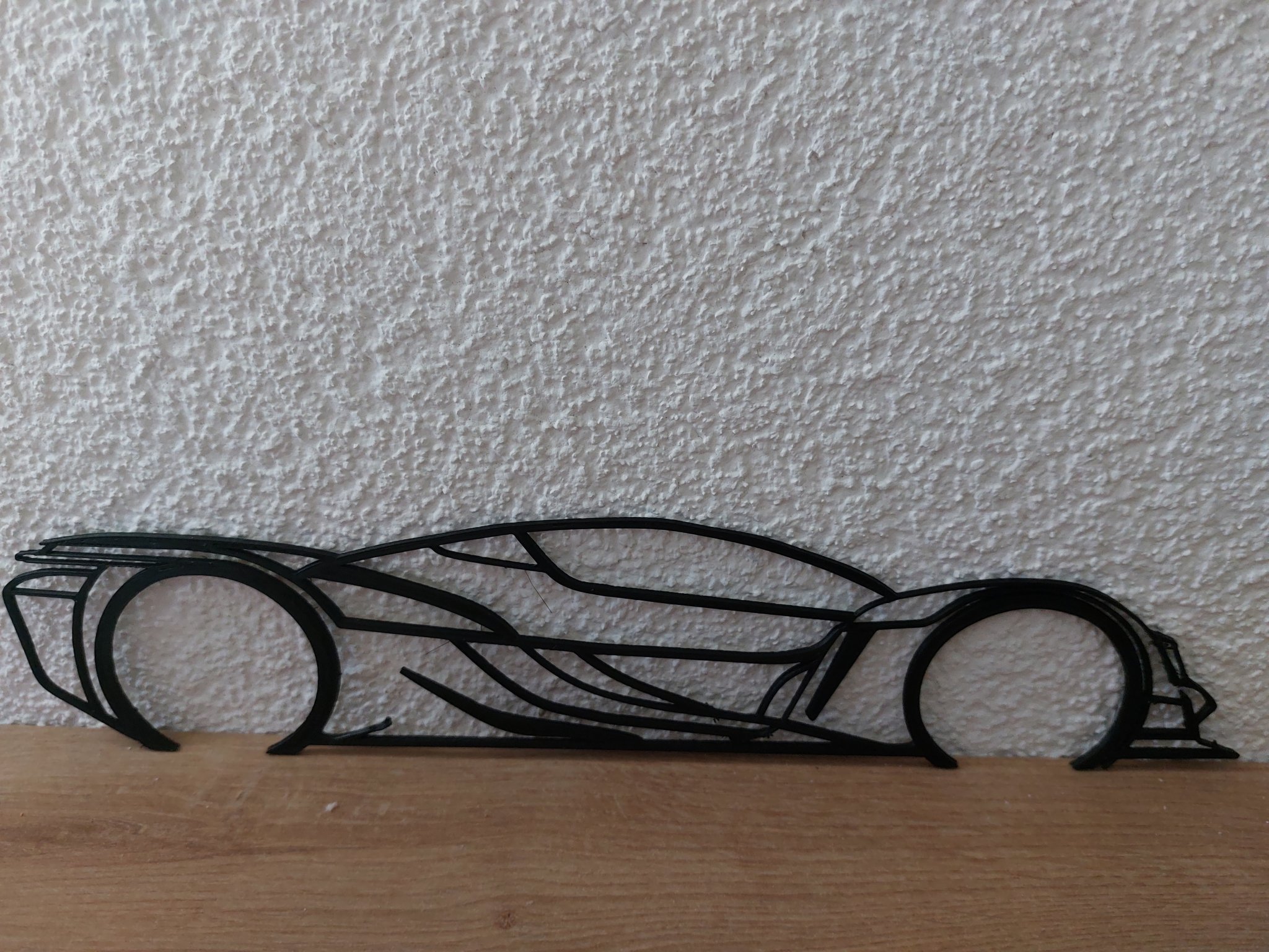 Silhouette của Porsche Mission X - Siêu xe điện tương lai