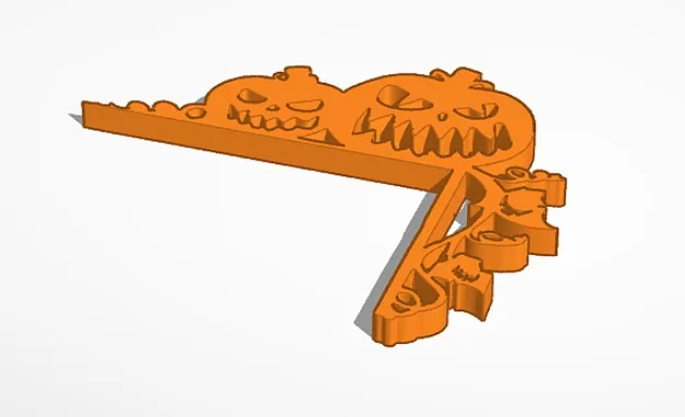 Trang trí cửa Halloween với bí ngô và kẹo ngô