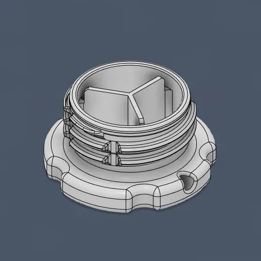 Móc khóa hộp đựng nắp chai PET tiện dụng