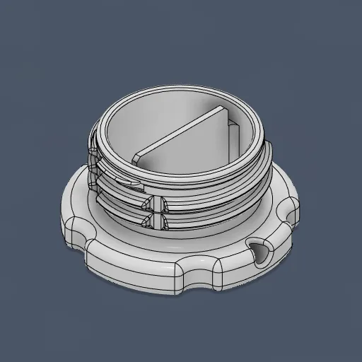 Móc khóa hộp đựng nắp chai PET tiện dụng