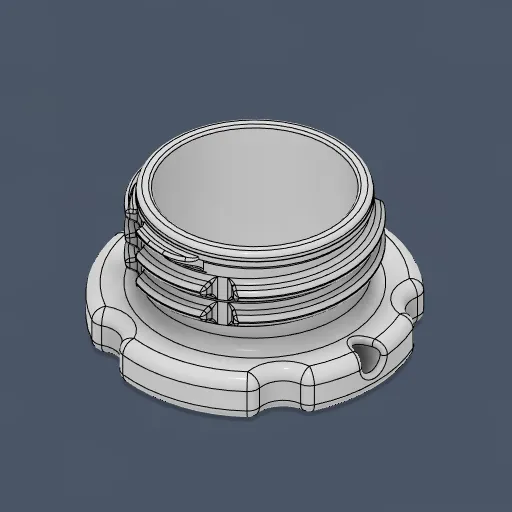 Móc khóa hộp đựng nắp chai PET tiện dụng