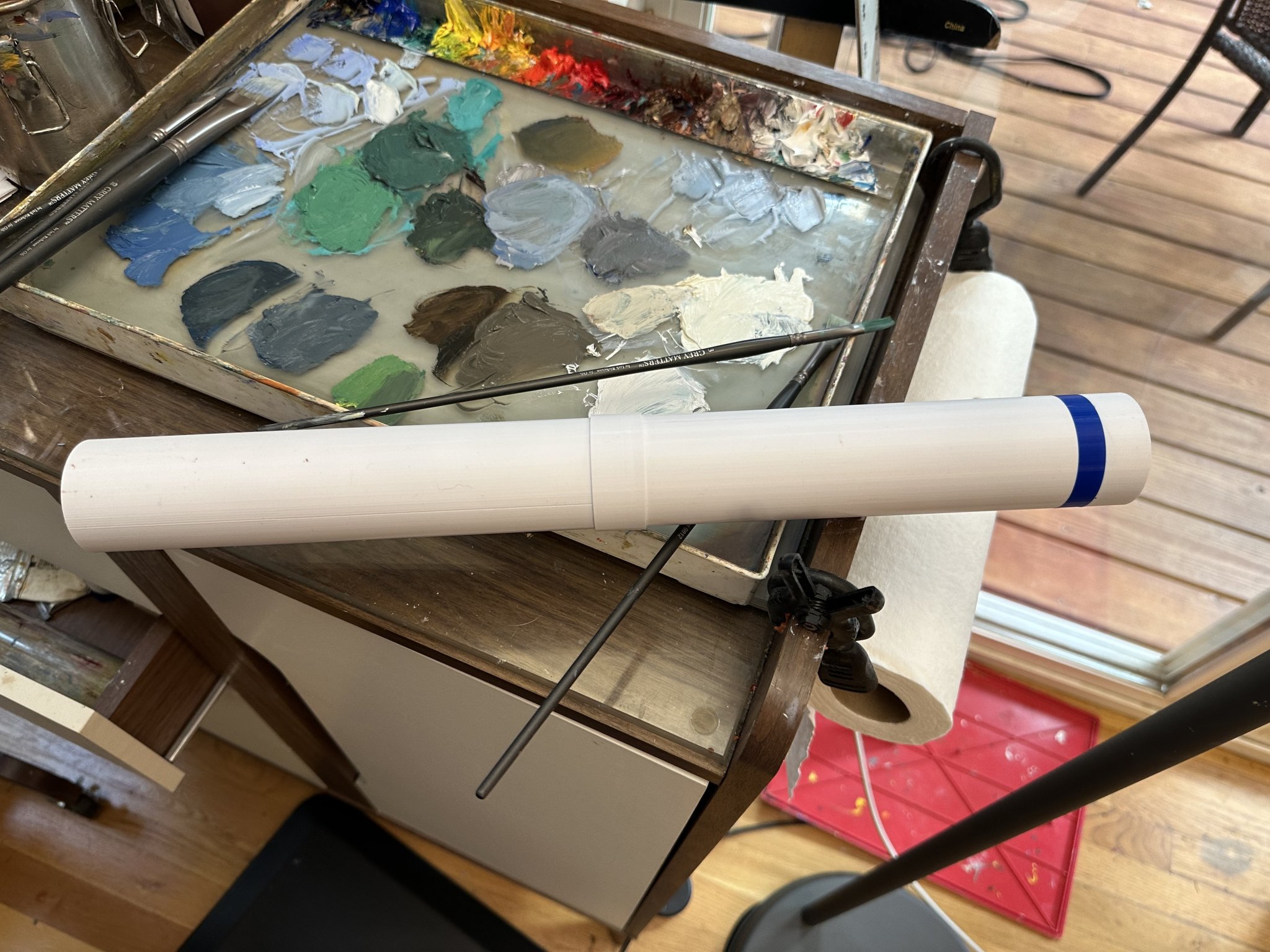 Ống chứa màu dầu bền cho bộ pallet của họa sĩ