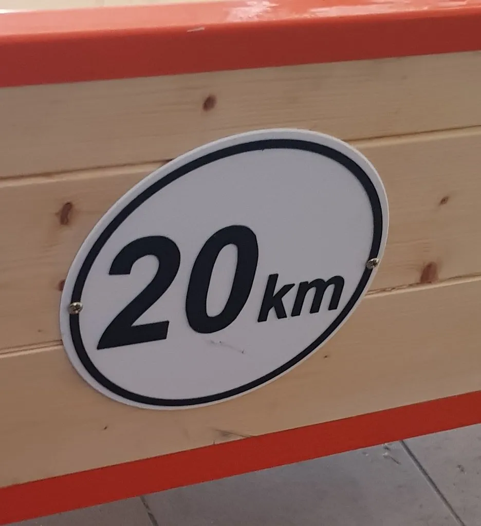 Biển báo 20km cho máy móc nông nghiệp