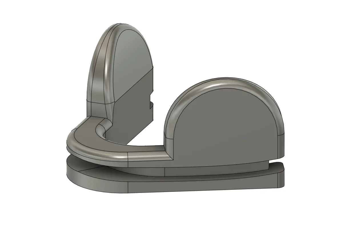 Kẹp mũi kính thể thao Uvex bằng nhựa in 3D