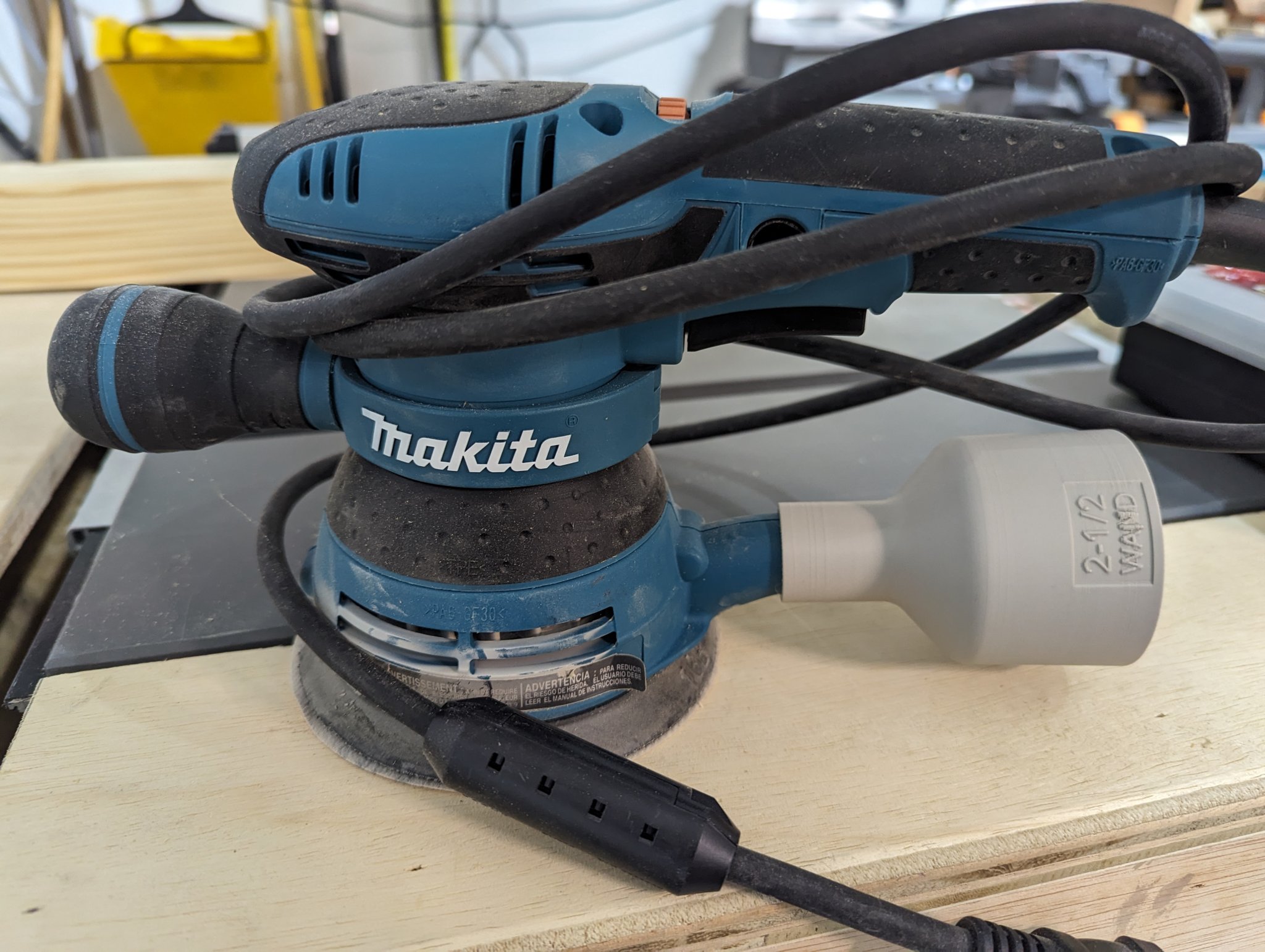 Bộ chuyển đổi Shop-Vac cho máy đánh nhám ngẫu nhiên 5" Makita