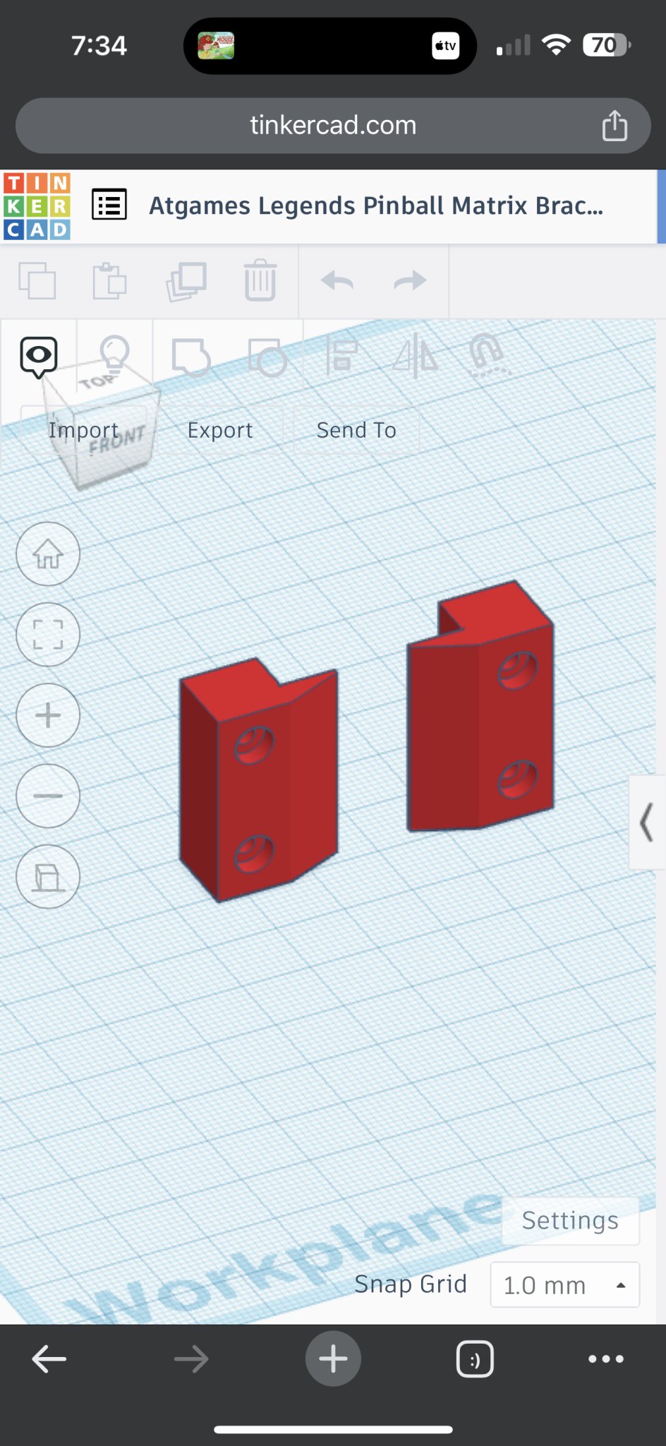 Giá đỡ ma trận cho Atgames Legends Pinball