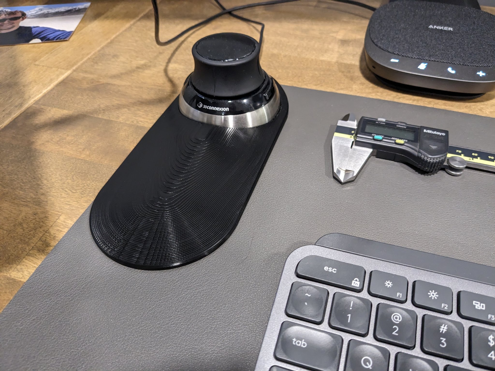 Gác tay công thái học cho chuột 3Dconnexion SpaceMouse