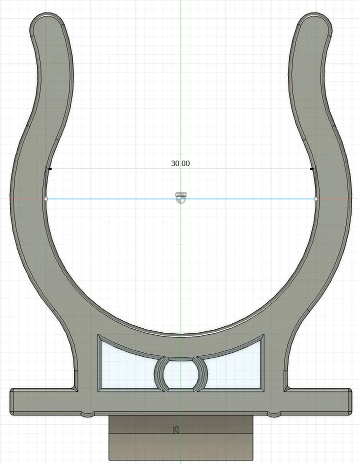 Kẹp chân tường bếp thay thế cho chân 30mm
