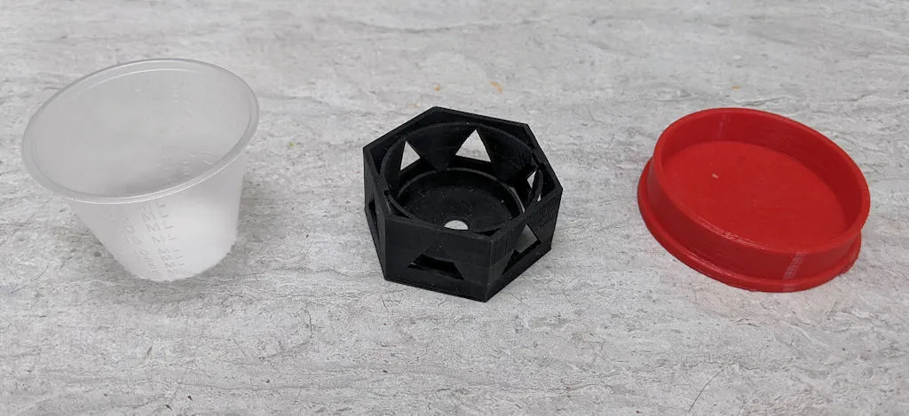 Giá đỡ cốc sơn có nắp cho cốc thuốc 1 ounce