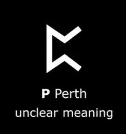 Mặt dây chuyền Viking hai mặt với ký tự Rune Bắc Âu