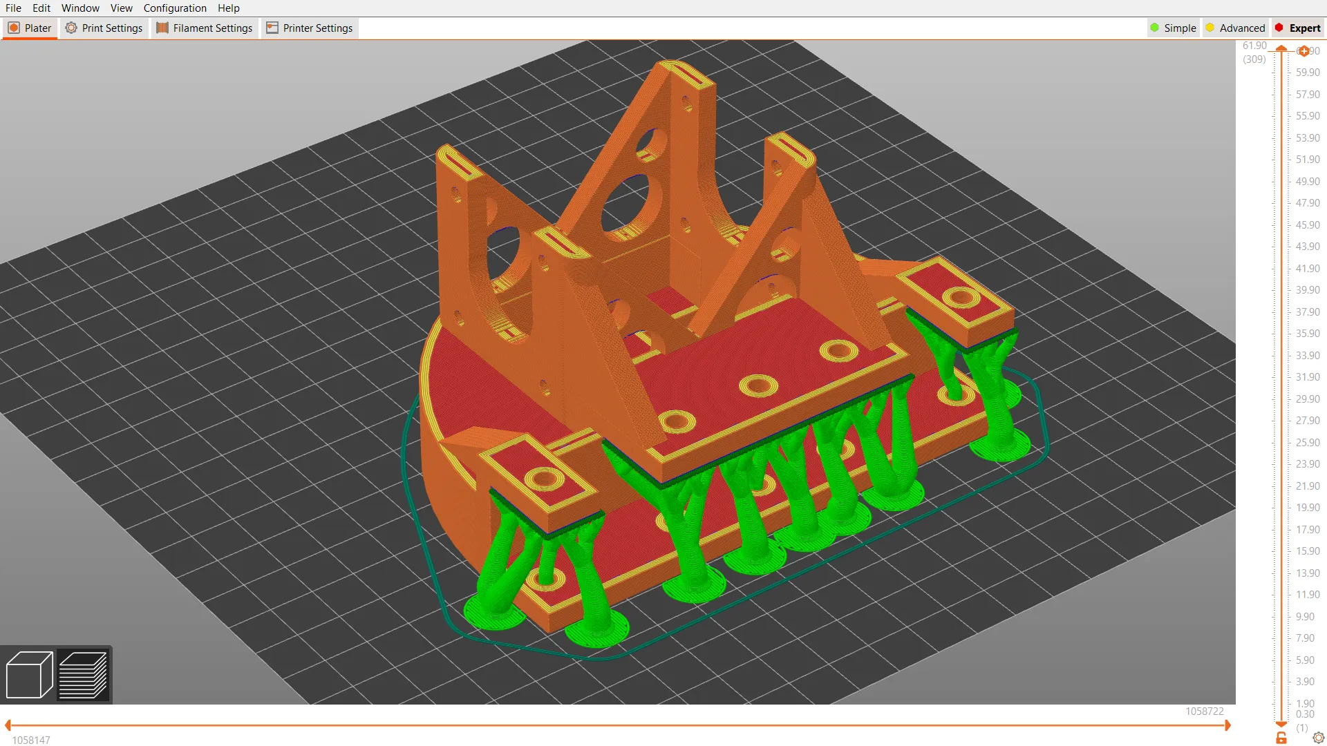 Giá đỡ động cơ bước trục Y cho Anycubic Kobra Max