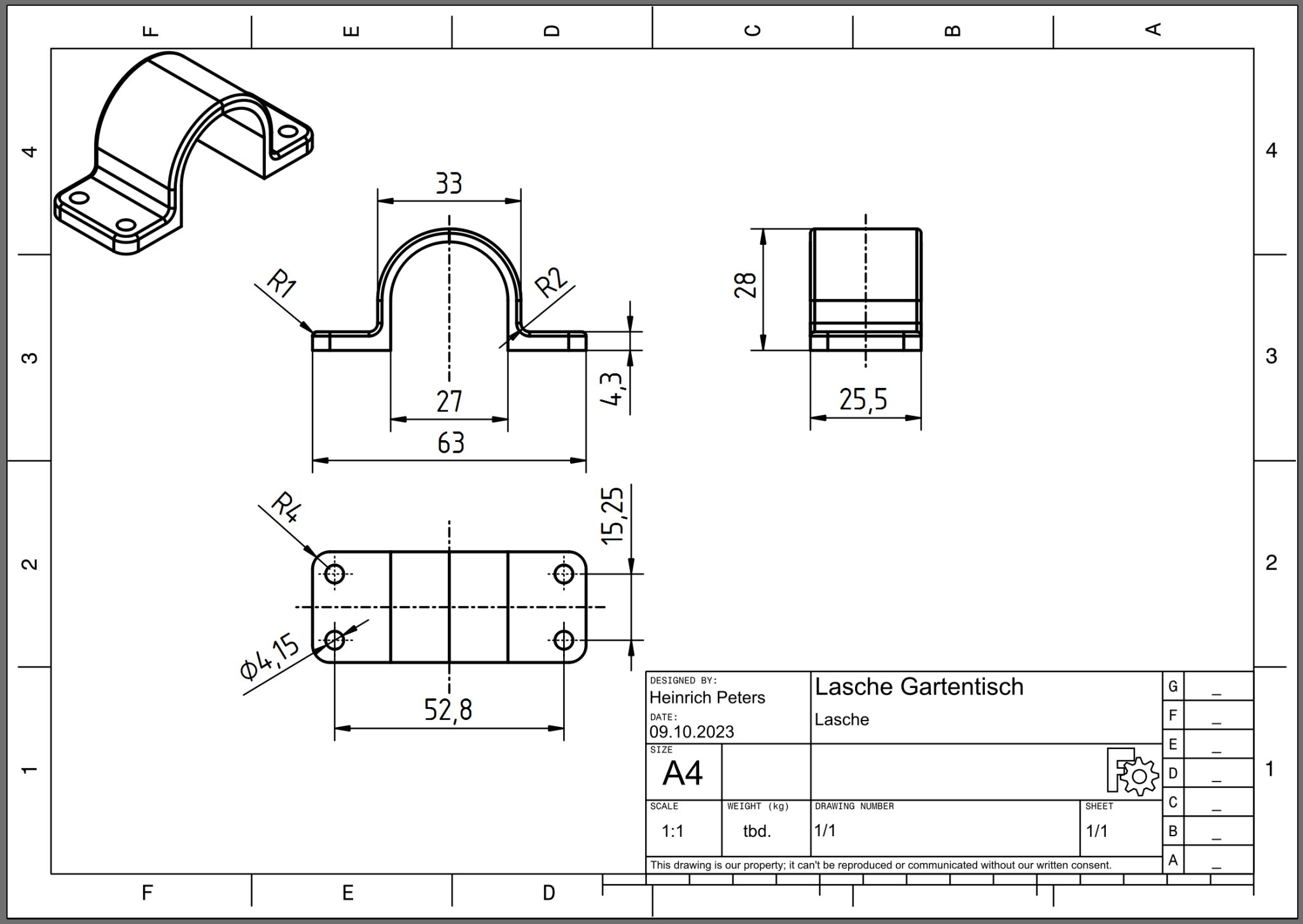 Liên kết kết nối cho bàn gấp