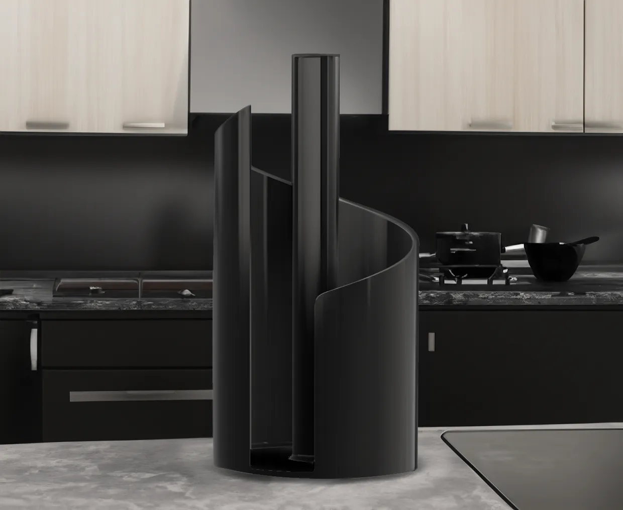 Giá đỡ khăn giấy nhà bếp đẹp mắt