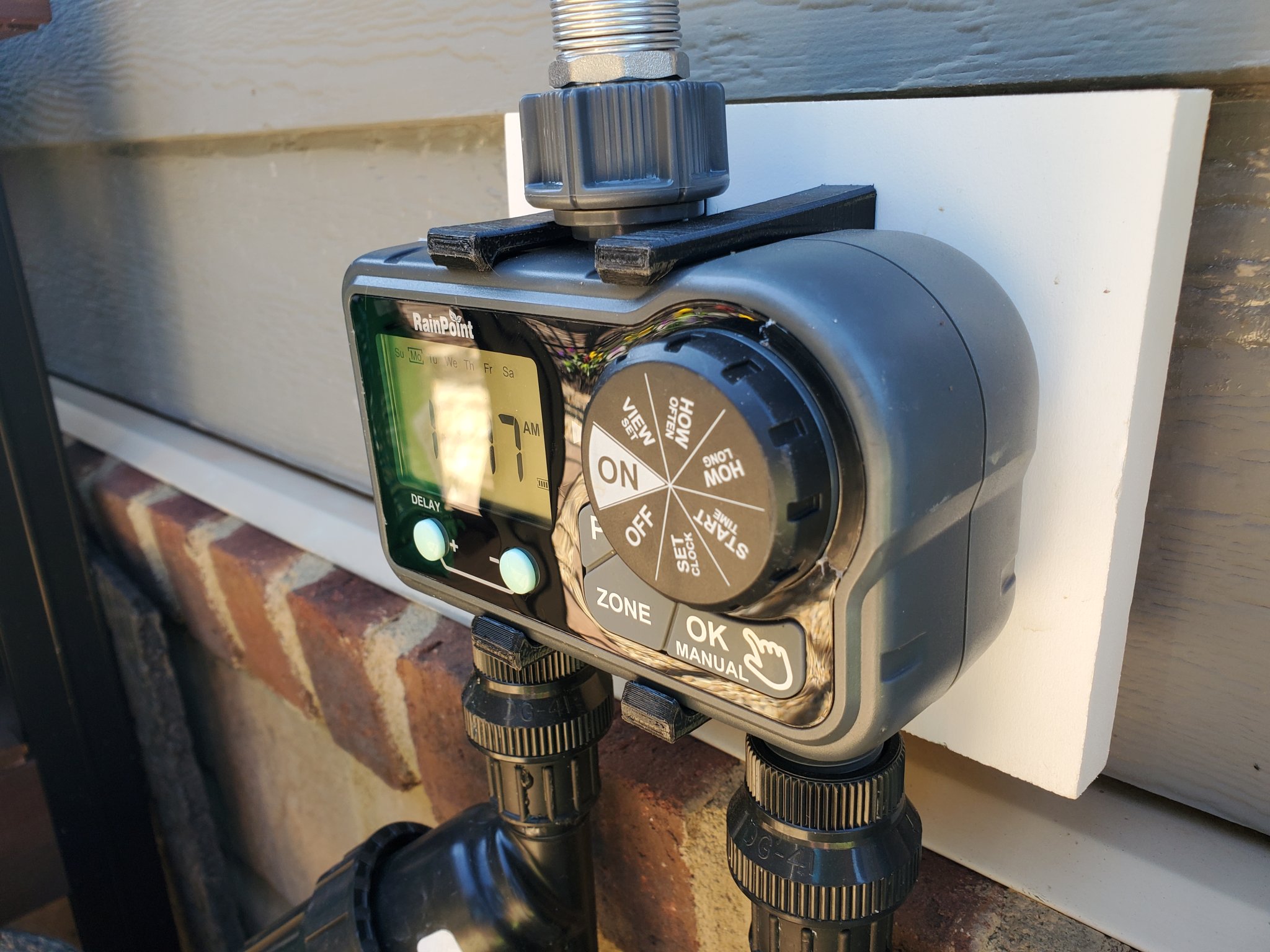 Giá đỡ lắp đặt cho bộ hẹn giờ RainPoint 201P 2-Zone