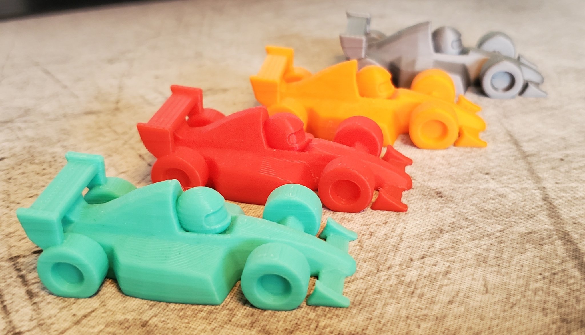 Xe đua F1 hoạt hình phong cách Toon