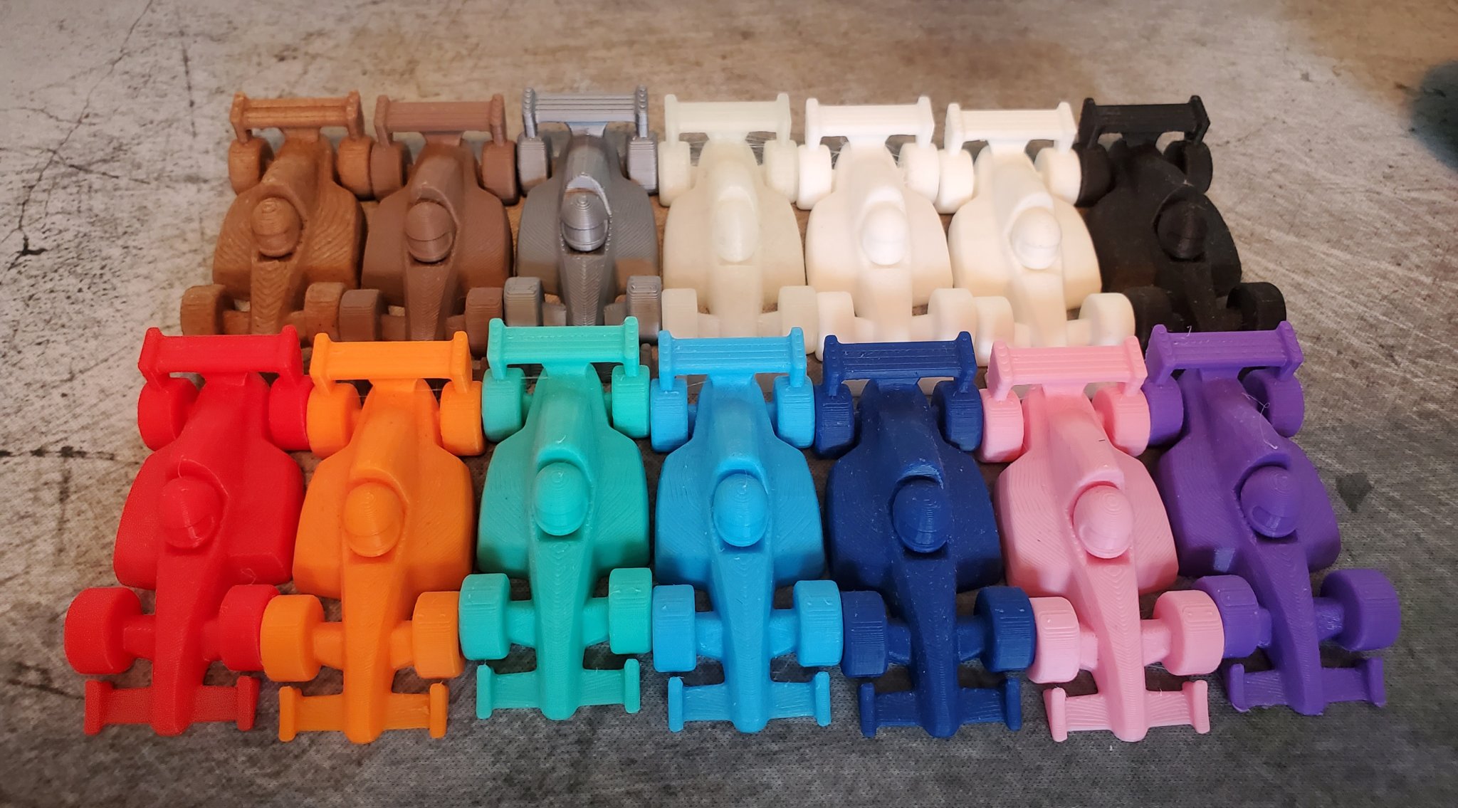 Xe đua F1 hoạt hình phong cách Toon