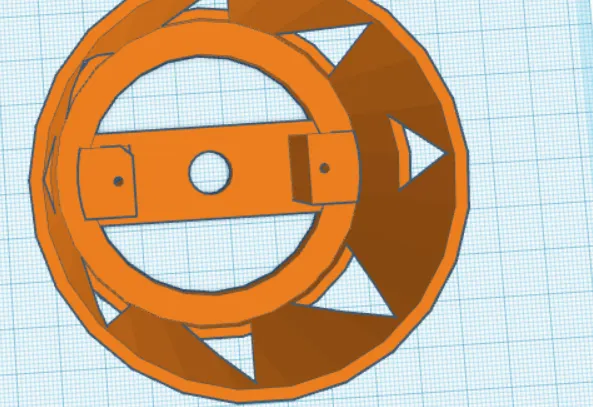 Giá đỡ quạt phản lực cho động cơ 3D