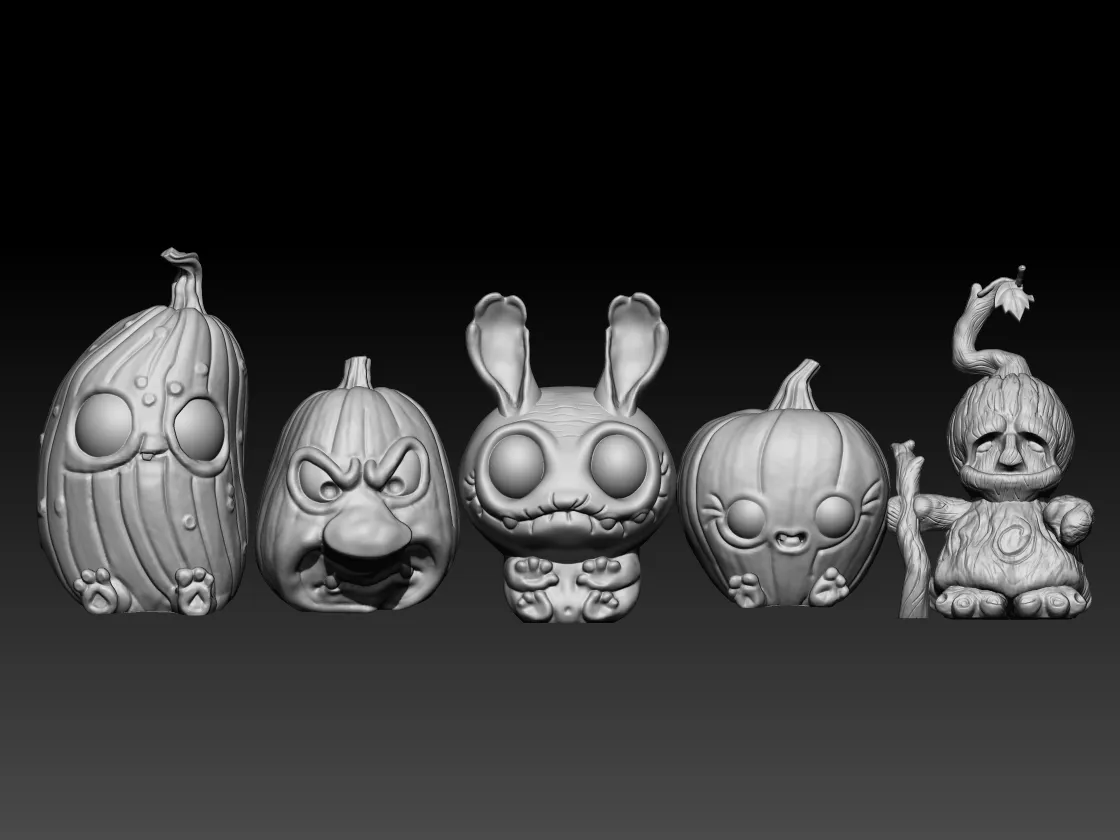 Bộ mô hình Halloween 5 món trang trí mùa lễ hội