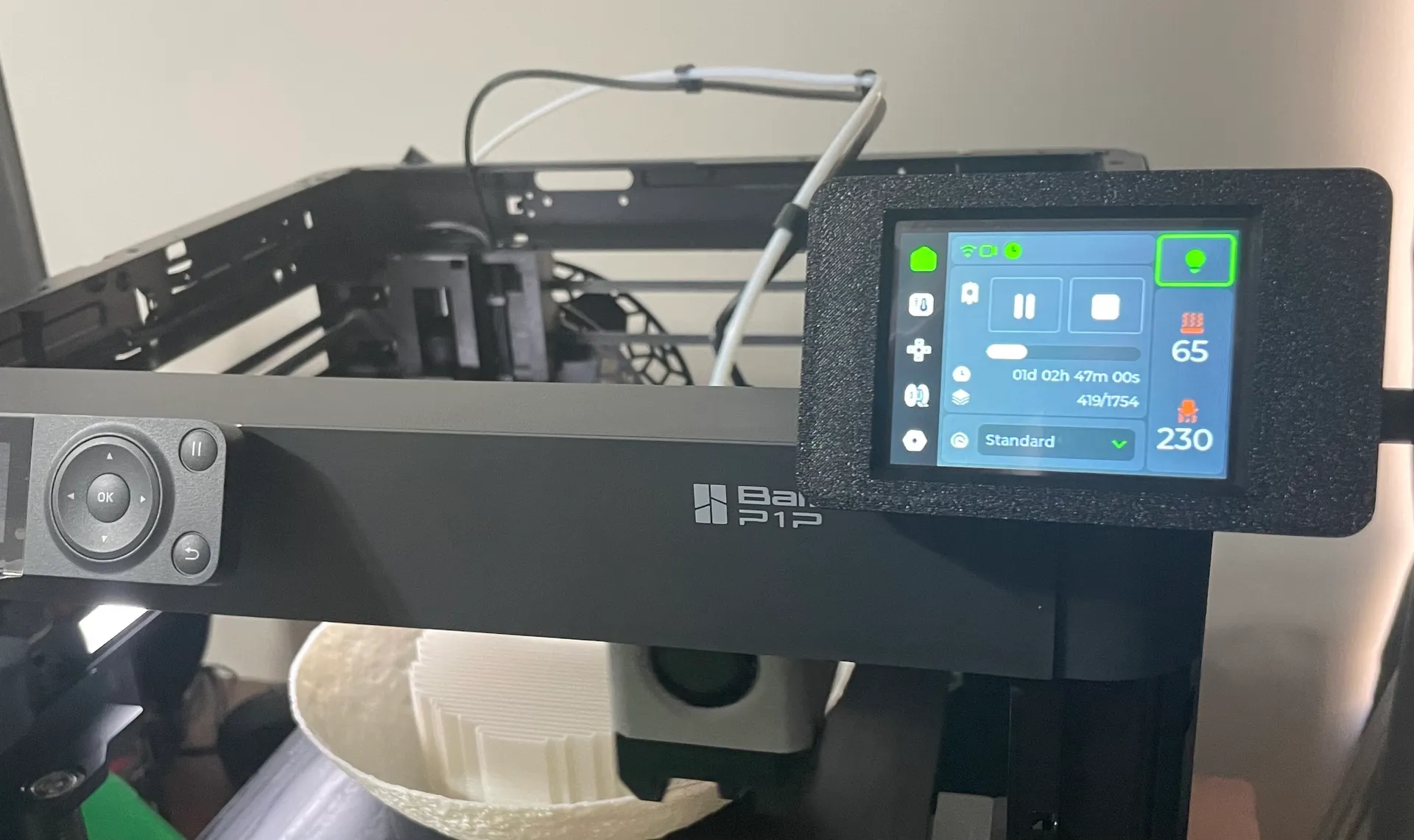 Giá đỡ điện thoại XTouch với chân đế bi từ Bambu Lab P1P P1S