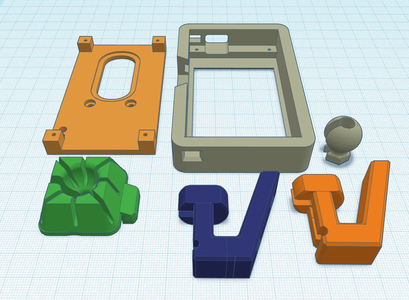 Giá đỡ điện thoại XTouch với chân đế bi từ Bambu Lab P1P P1S