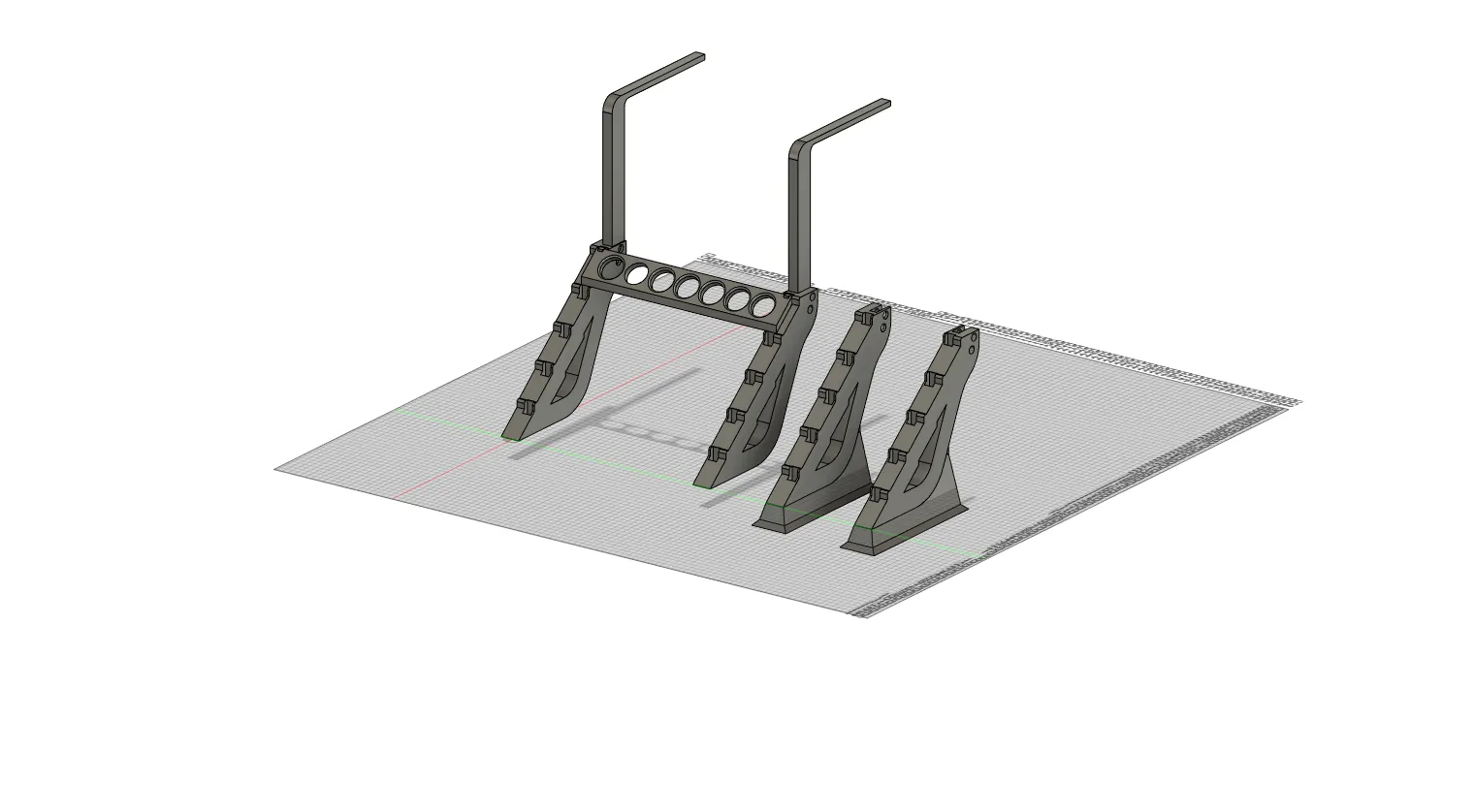 Giá đỡ ống màu với móc treo cho 25 ống màu