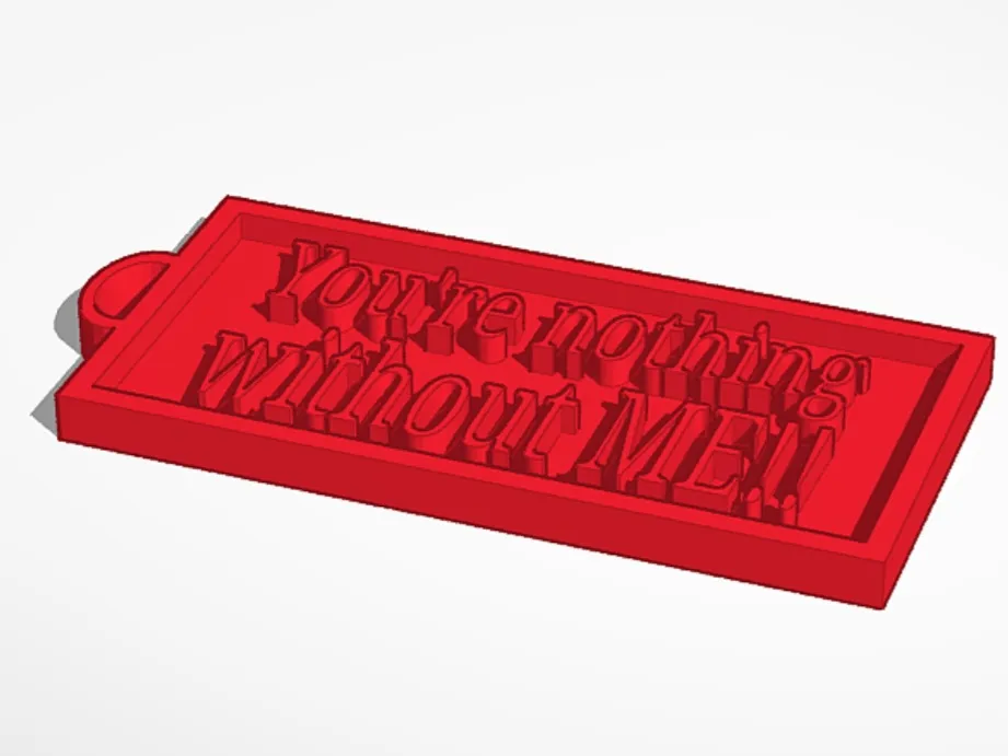 Móc khóa nhắc nhở sự ngớ ngẩn trong cuộc sống