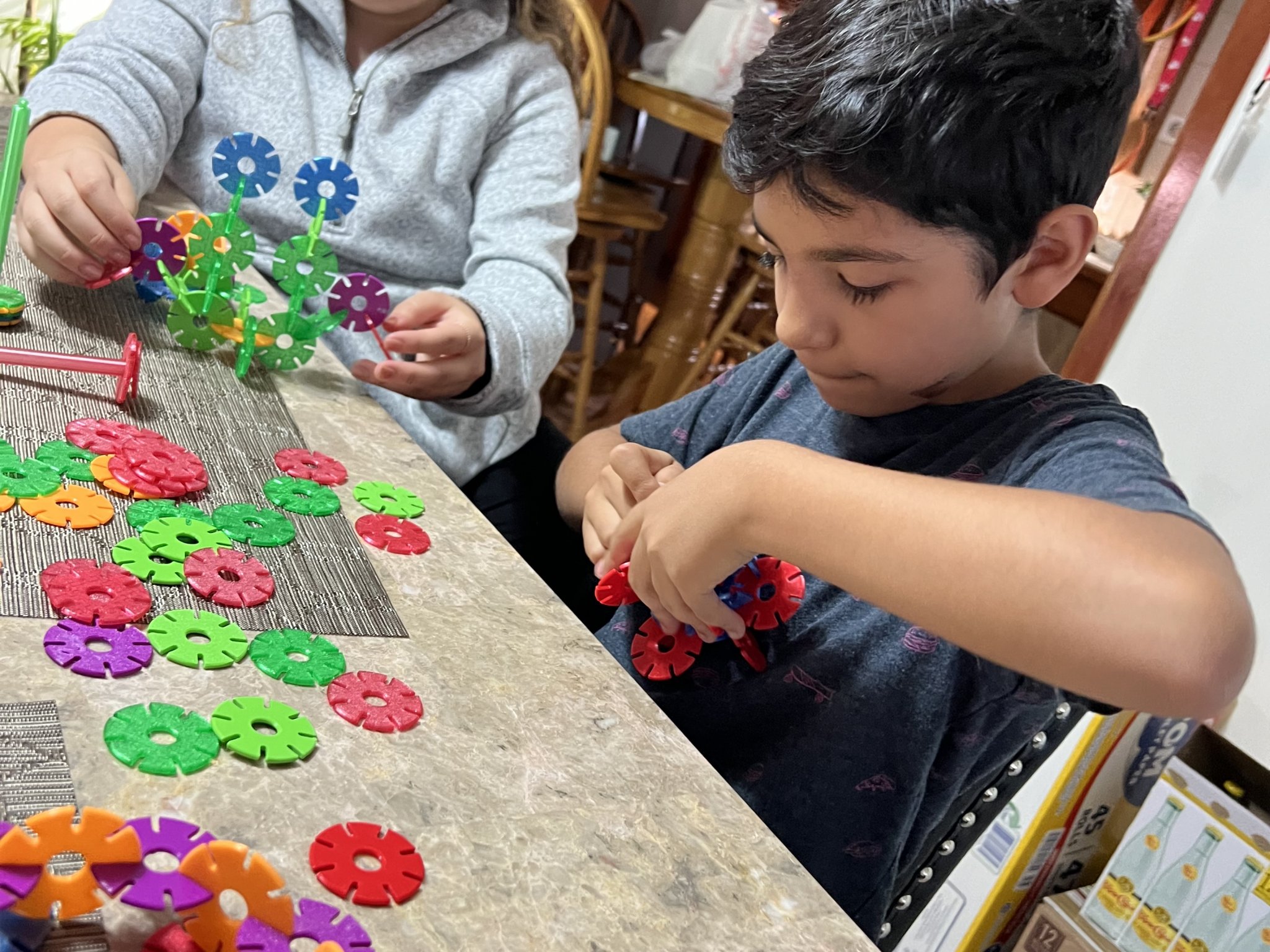 Mô hình đồ chơi đĩa tuyết hình bông tuyết tham số