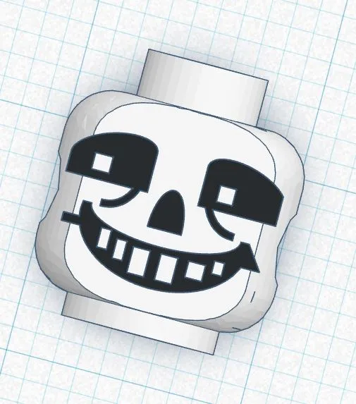 Đầu Lego Sans tương thích từ Undertale
