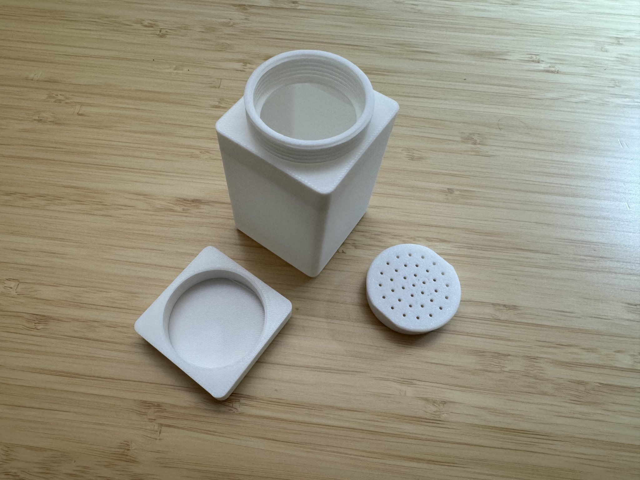 Bình đựng phấn talc du lịch có thể nạp lại