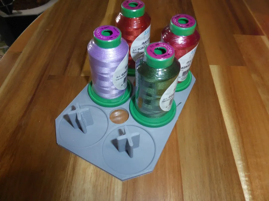 Giá đỡ cuộn chỉ 6X cho chỉ AMANN ISACORD 40