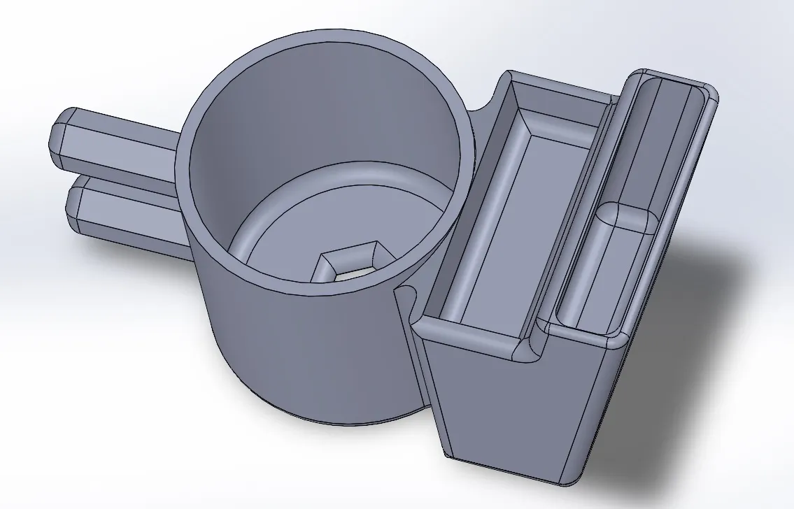 Giá đỡ cốc và điện thoại cho tay kéo xe Wonderfold