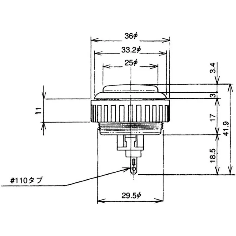 Nút arcade Sanwa 30mm kiểu Cherry MX