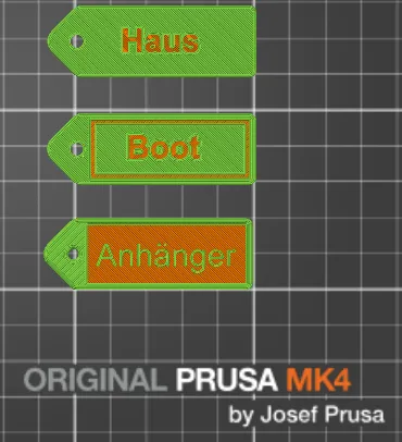 Móc khóa tùy chỉnh hai màu với thiết kế đa dạng