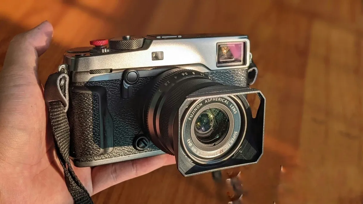 Mũ lens phong cách LEICA cho fujifilm XF23 XF35 f2