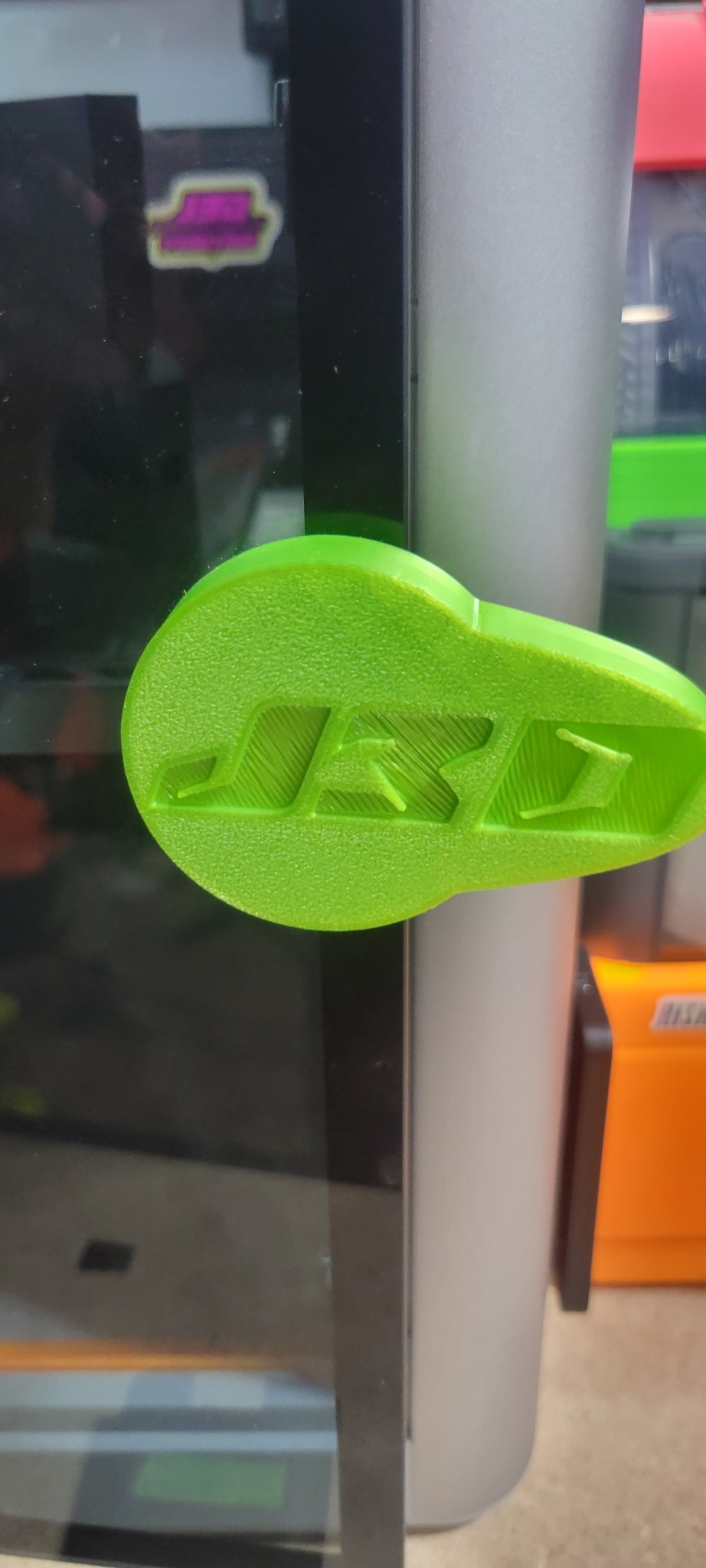 Núm cửa kính carbon Bambulabs x1 thiết kế độc đáo