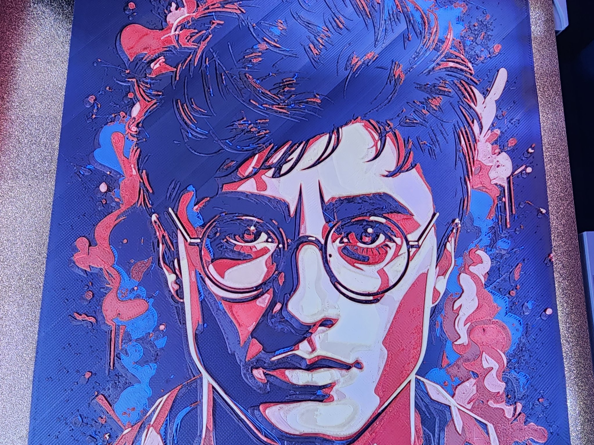 Chân dung Harry Potter sử dụng công nghệ Hueforge