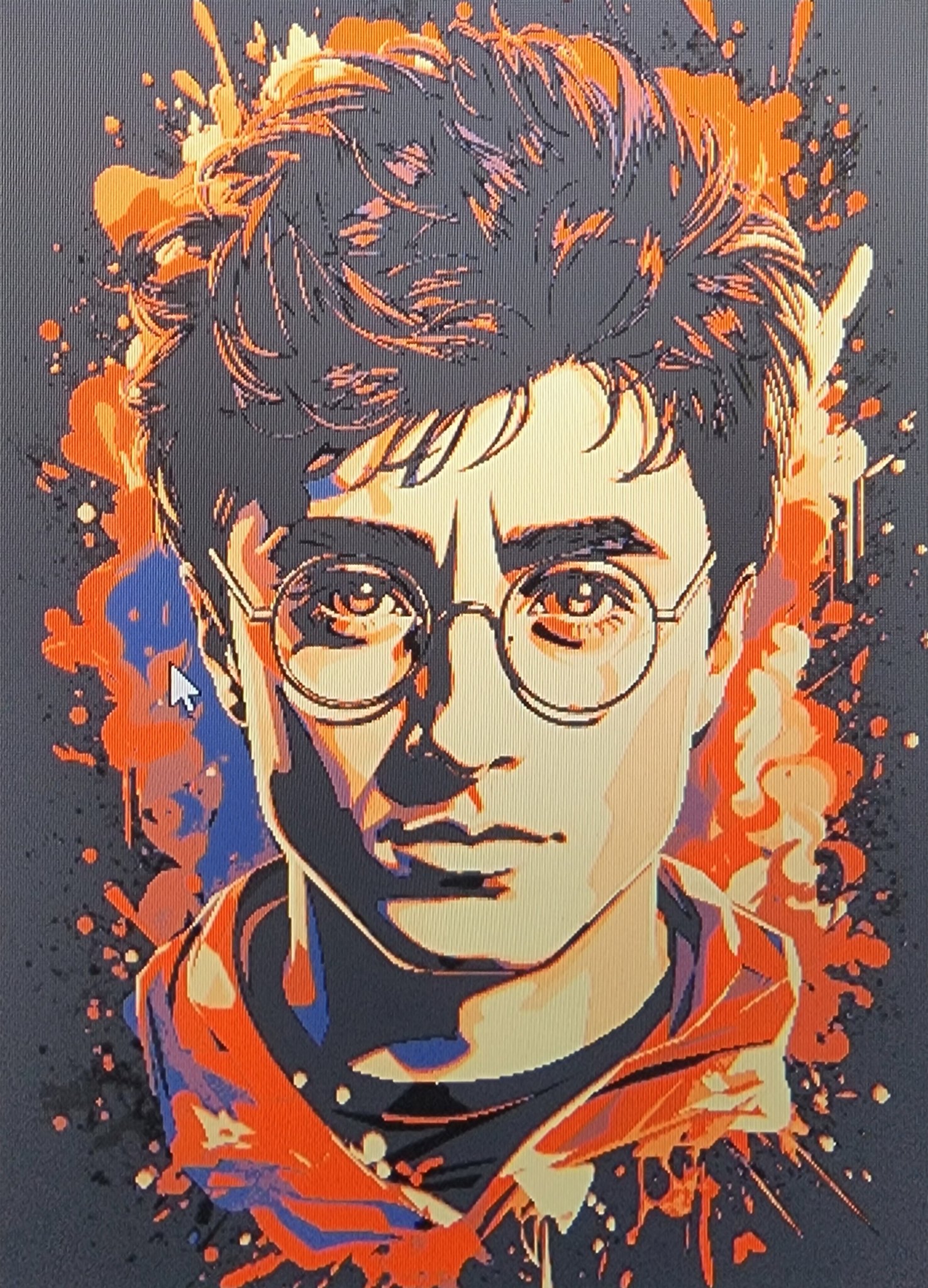 Chân dung Harry Potter sử dụng công nghệ Hueforge